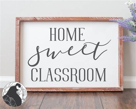 Home Classroom Sign