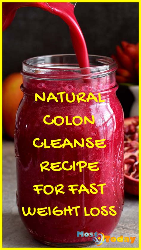 home colon cleanse recipe lose weight