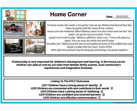 Home Corner Play Observation