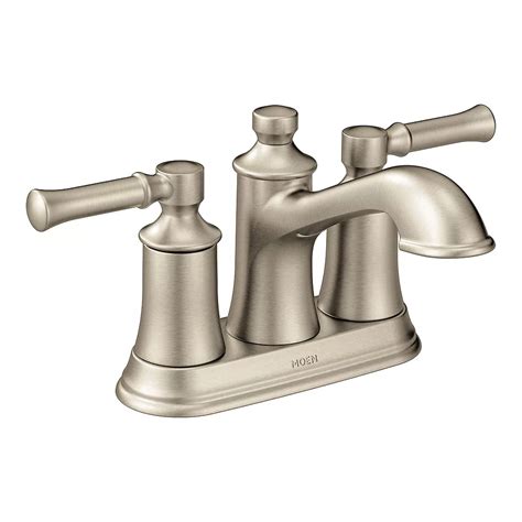 home depot bathroom faucets brushed nickel