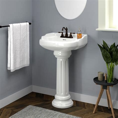 home depot bathroom pedestal vanity