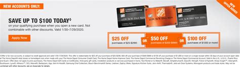 home depot credit card offers 2024