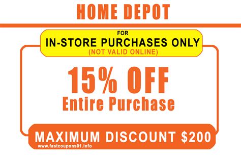 Home Depot Discount Code August 2021