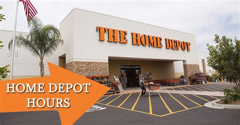 home depot hours and locations