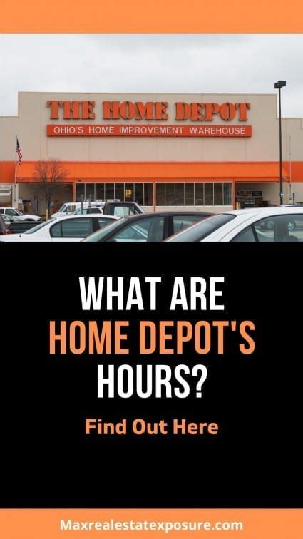 home depot hours today