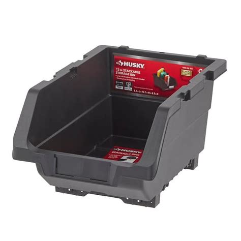 Home Depot Husky Stackable Storage Bins