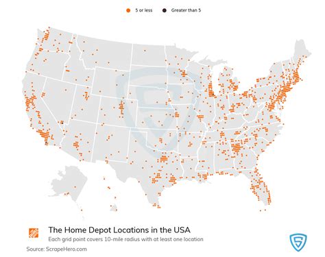 home depot nearby location map