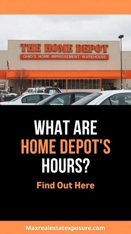 home depot opening hours