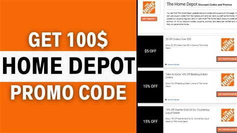Home Depot Promo Code Labor Day