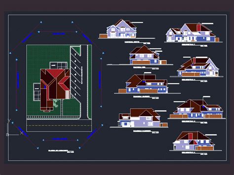 Home Design Autocad Sample