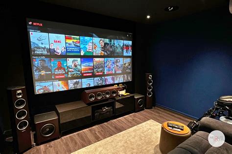 Home entertainment viewing setup