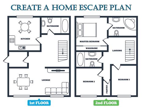 Home Escape Plan Template