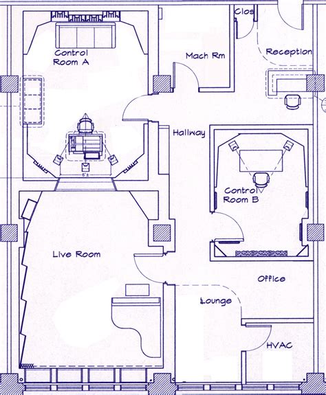 Home Recording Studio Floor Plans