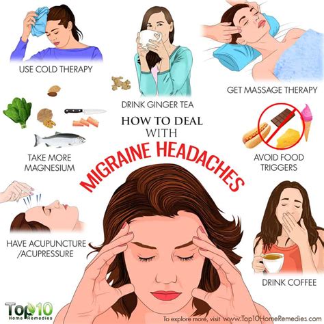 home remedies for migraines in women