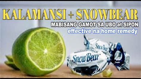 Mabisang Gamot sa Sipon Home RemedyRowena leyte OFW TAIWAN YouTube