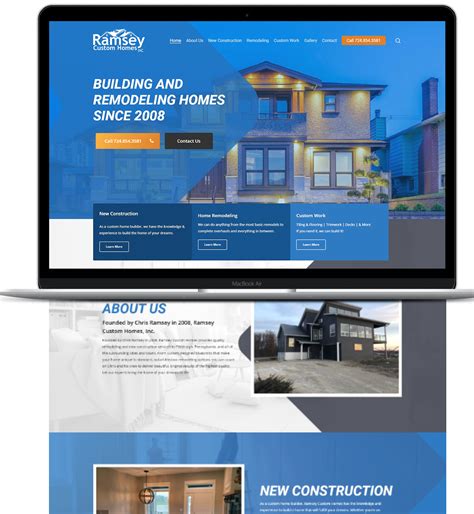 Home Remodeling Website Design