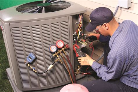 home repair of central air conditioning unit