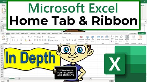Home Ribbon Tab In Excel