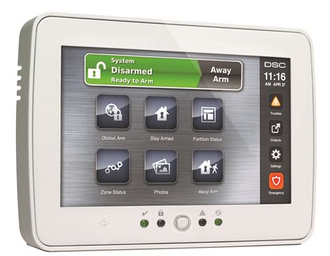 home security systems with touchscreen