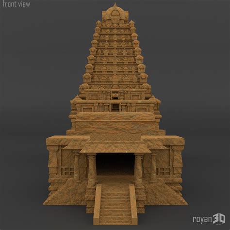 home temple 3d model