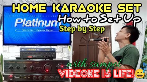 Home Videoke Set Up