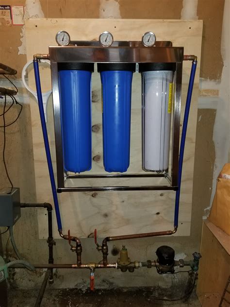 home water filter installation