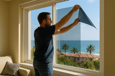 Home window tint installation process