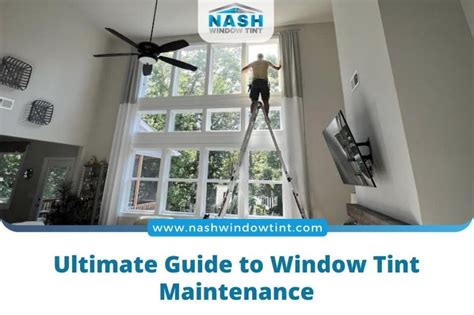 Home window tint maintenance tips