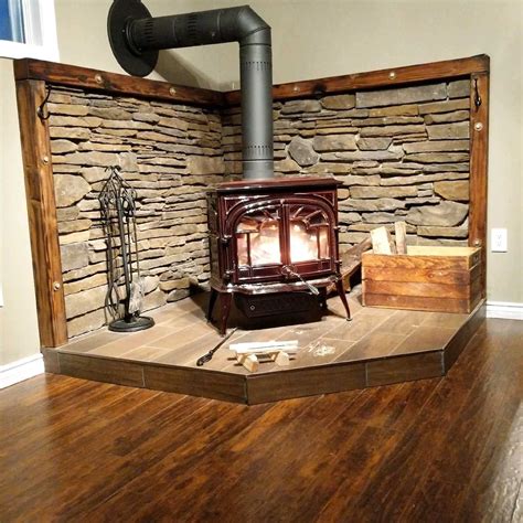 Wood burning stove ideas Tiny house cabin, Wood stove, Cabin interiors
