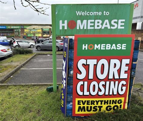 Homebase Staines Closing Time