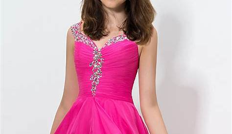 Homecoming Dress In Pink Tulle Prom Lace Applique Illusion Neckline
