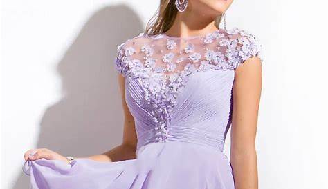 Homecoming Dresses Lavender Two Piece Dress With Tie Back