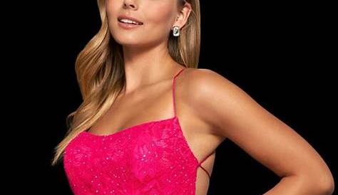 Homecoming Dresses Pink Tight Iridescent Sequin Bodycon Dress In Short