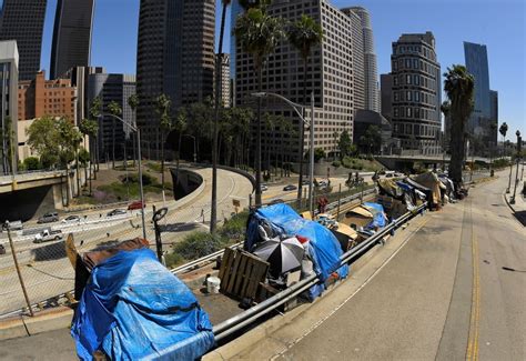 homeless encampment in los angeles