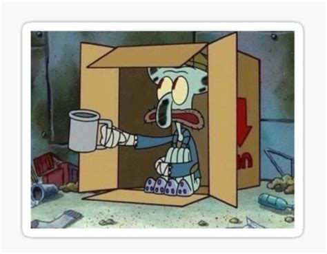 Homeless Squidward