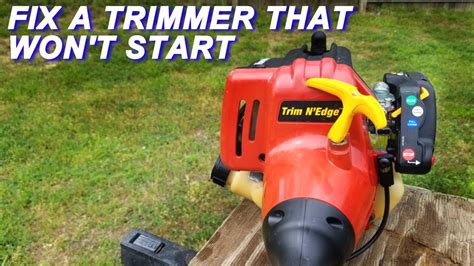 Homelite String Trimmer Starting Problems