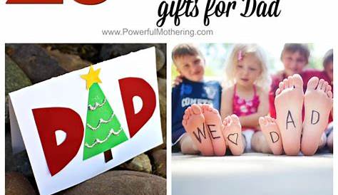 Homemade Christmas Gifts For Dad From Toddler