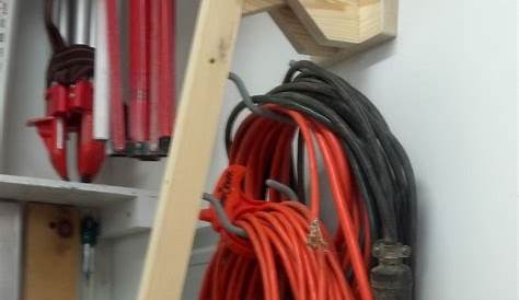 Homemade Extension Cord Holder Portable By EdsCustomWoodCrafts
