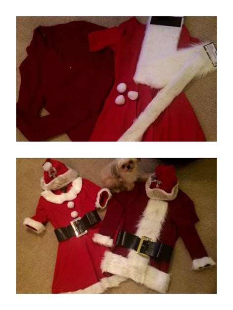 Cutest Christmas card EVER!!!! Homemade Santa costume! and this little