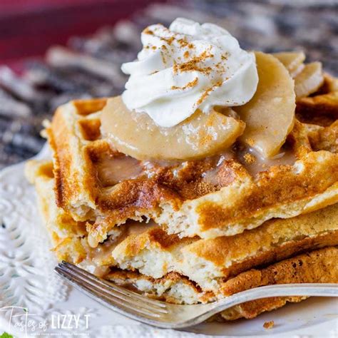 Homemade Apple Waffles