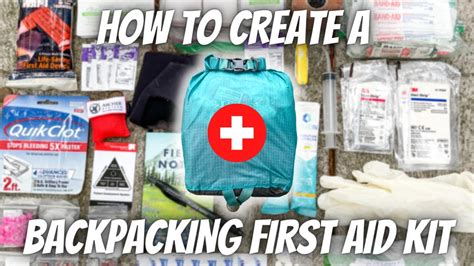 Homemade Backpacking First Aid Kit
