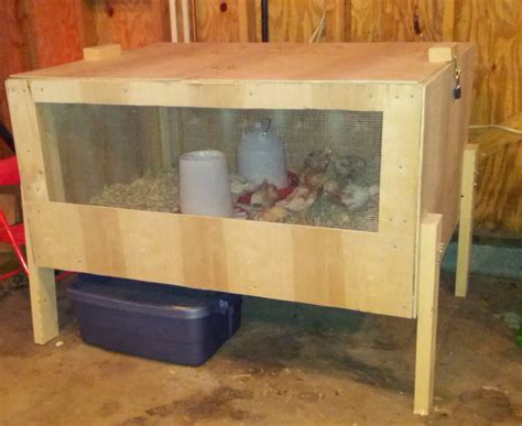 Homemade Brooder For Chicks