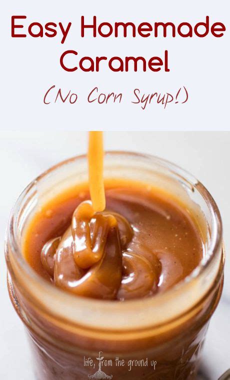 homemade caramel without corn syrup