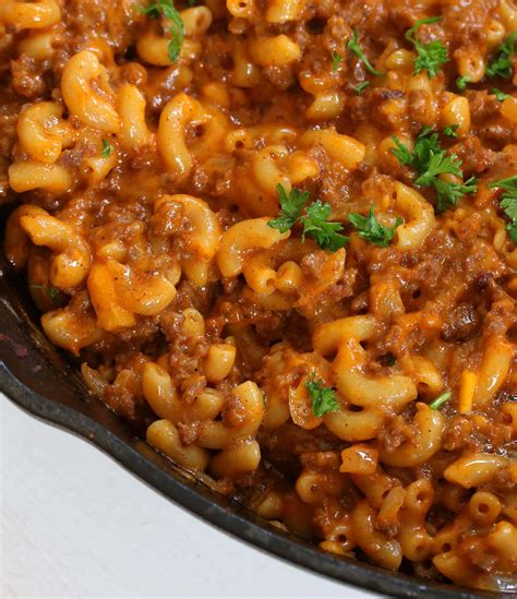 homemade cheeseburger macaroni helper