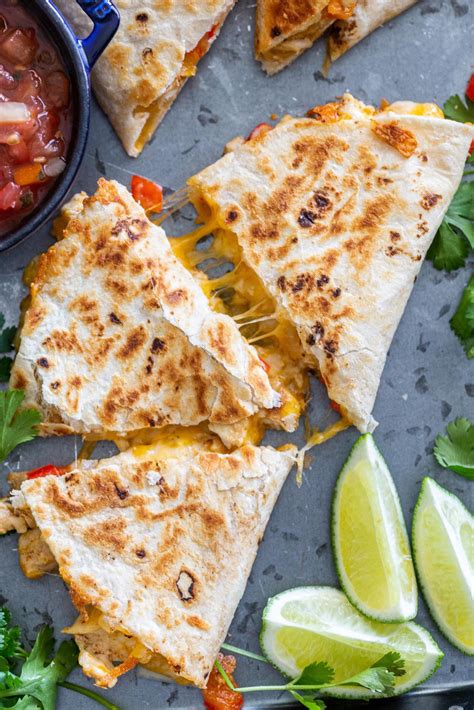 homemade chicken quesadilla recipe