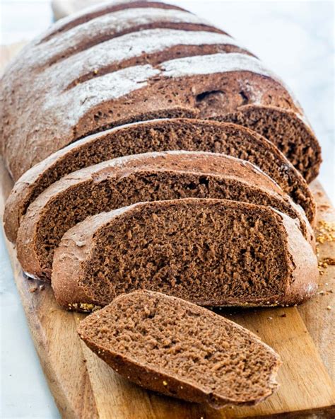 homemade dark rye bread recipe