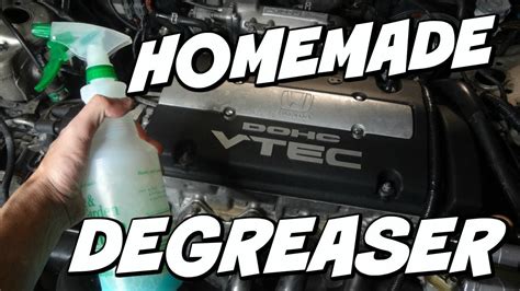 Homemade Engine Cleaner