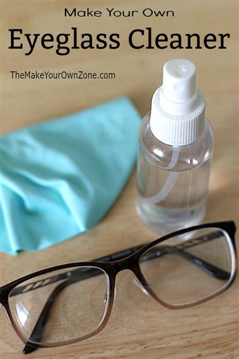 Homemade Eyeglasses Cleaner