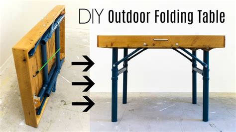 Homemade Folding Table