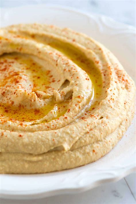 Homemade Hummus Plain